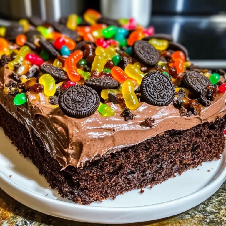 Chocolate Sheet Cake with Pudding & Frosting