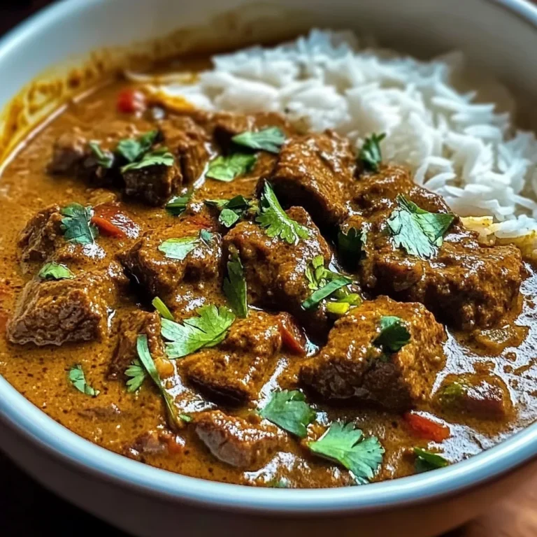 Coconut-Braised Beef Curry with Jasmine Rice