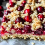 Delicious Cranberry Bars (Perfect for Christmas)