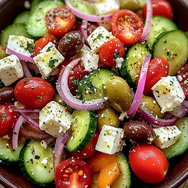 Greek Salad with Feta & Olives