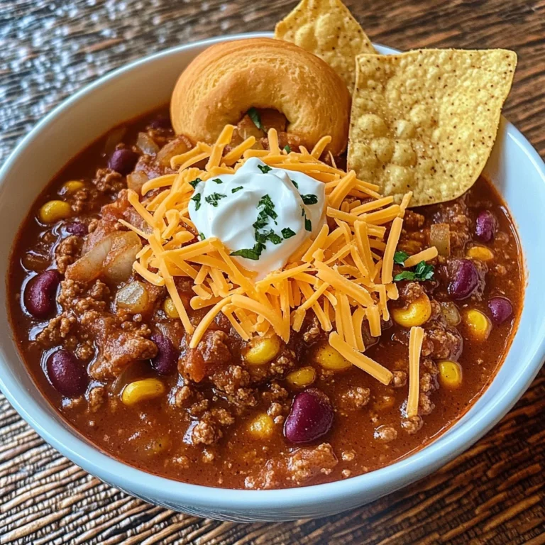 Hillbilly Chili and Cinnamon Rolls