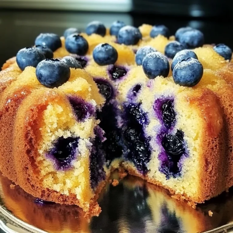 Lemon Blueberry Pound Cake