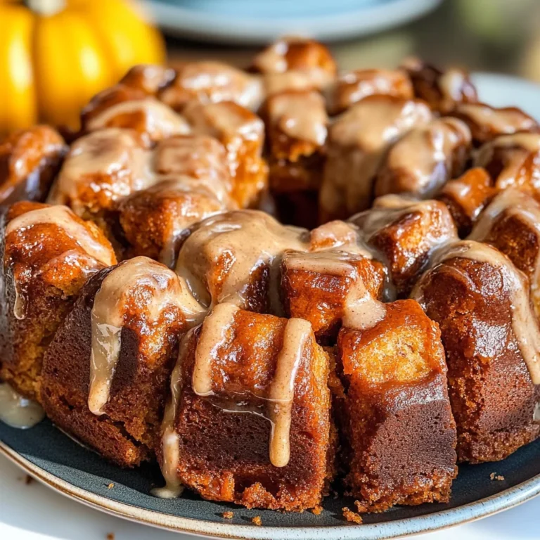 Pumpkin Spice Monkey Bread Recipe