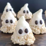 Rice Krispie Treat Ghosts