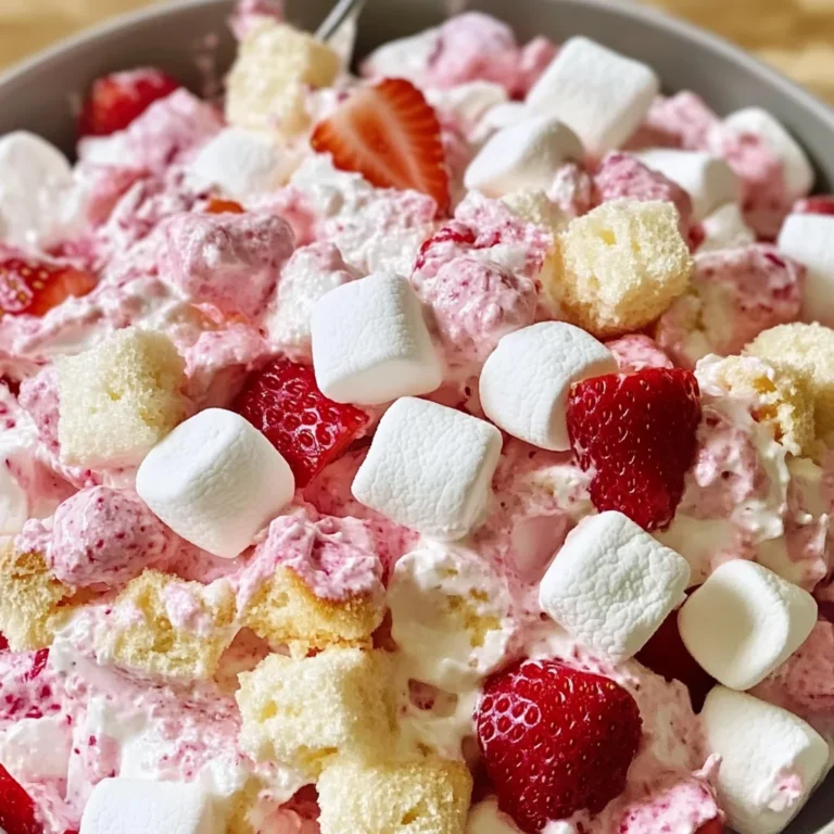 Strawberry Shortcake Fluff Salad Recipe