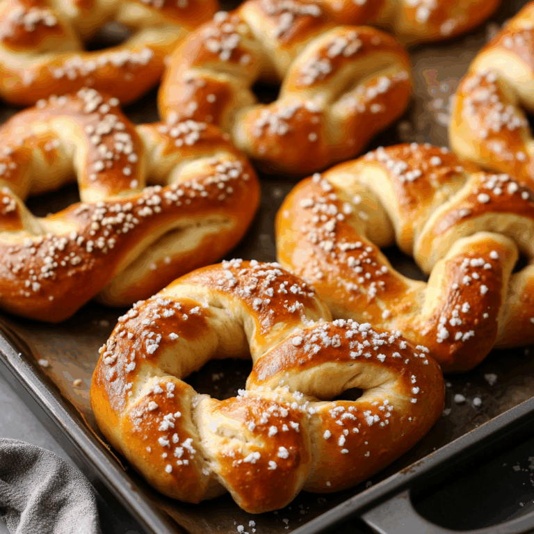 Easy Homemade Soft Pretzels