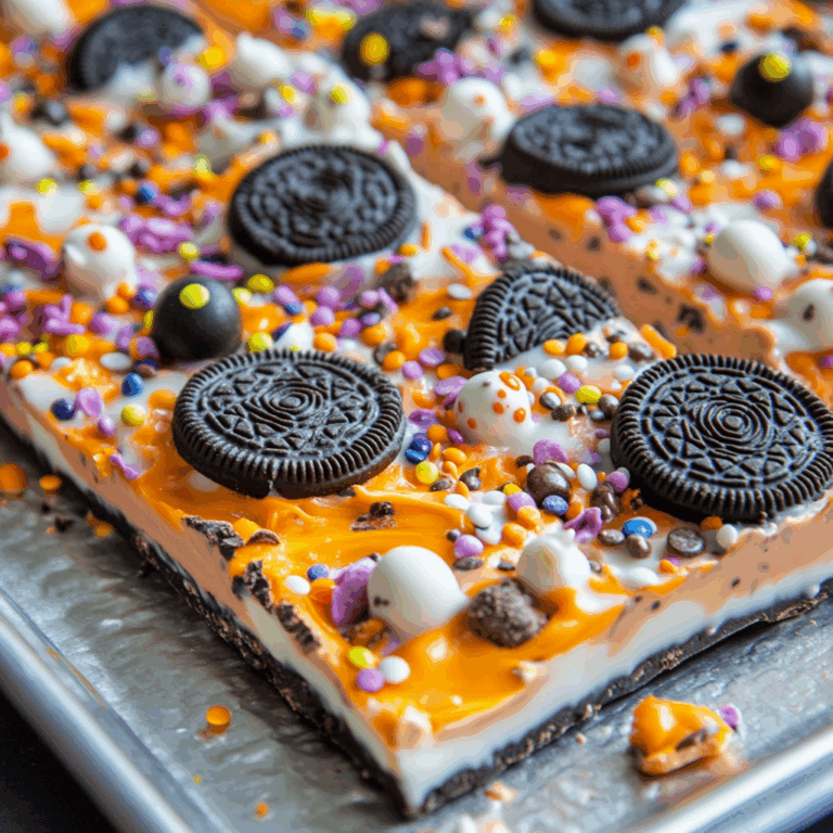 Spooky Halloween Oreo Bark