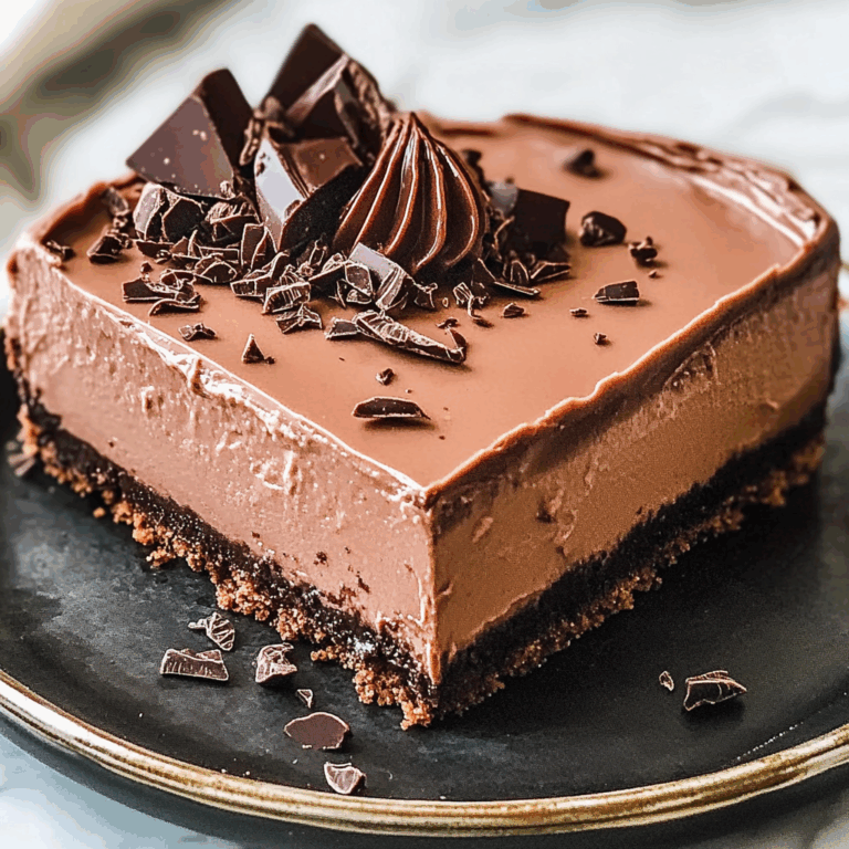 BEST NO BAKE CHOCOLATE CHEESECAKE RECIPE