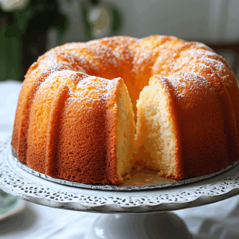Classic Pound Cake Recipe