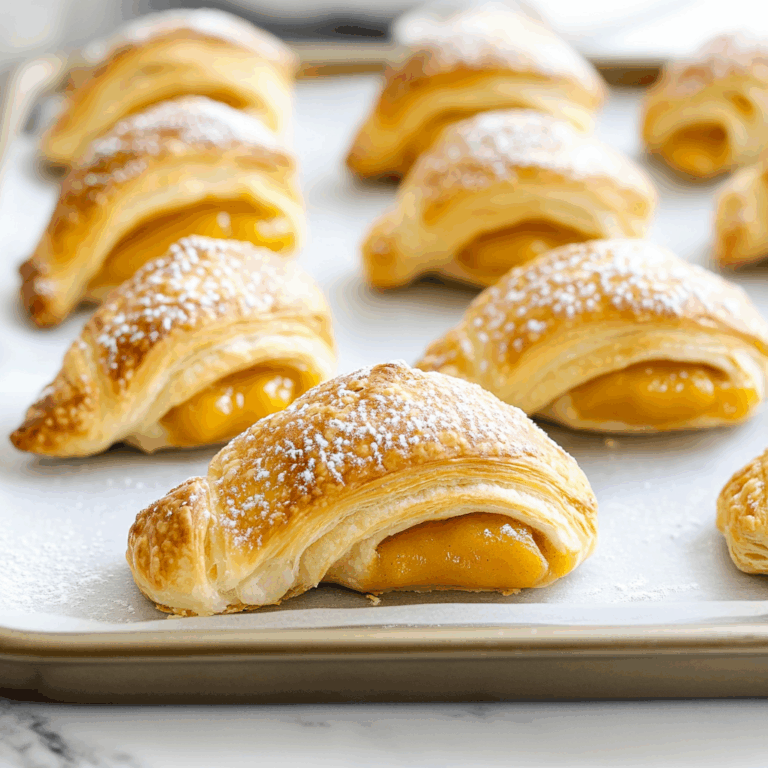 Mini Pumpkin Pie Crescent Rolls