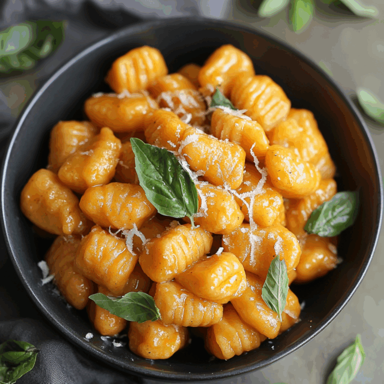 5 Ingredient Sweet Potato Gnocchi
