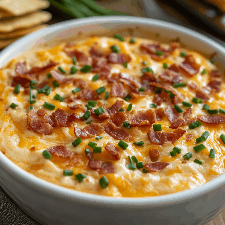 beef broth Cheese Dip with Turkey Bacon