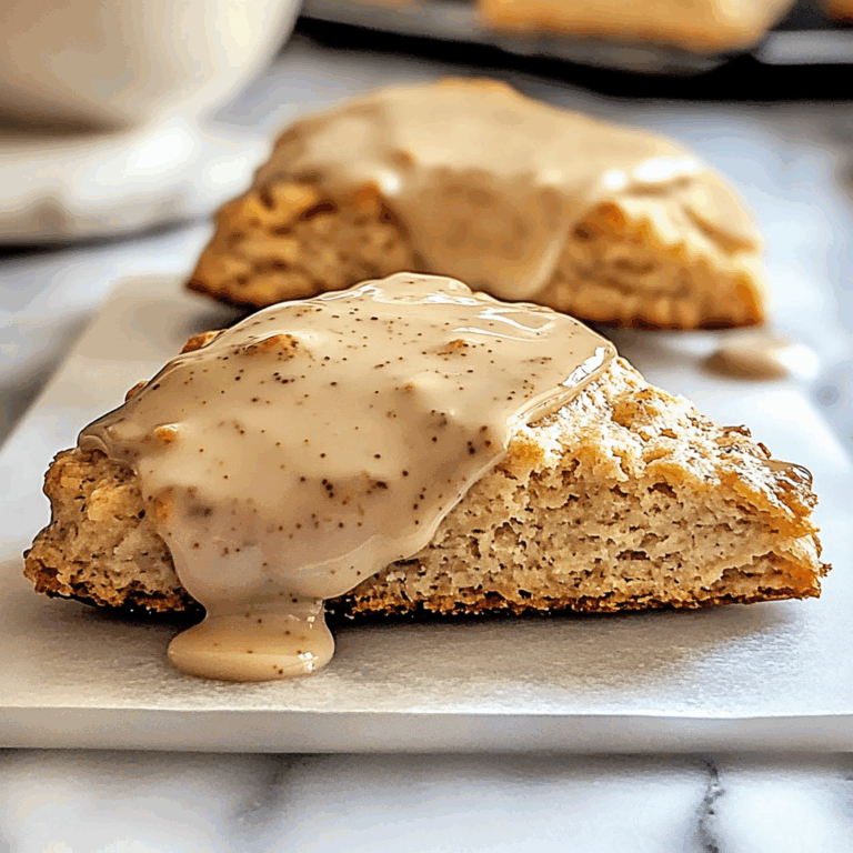 Homemade Chai Scones with Maple Chai Glaze