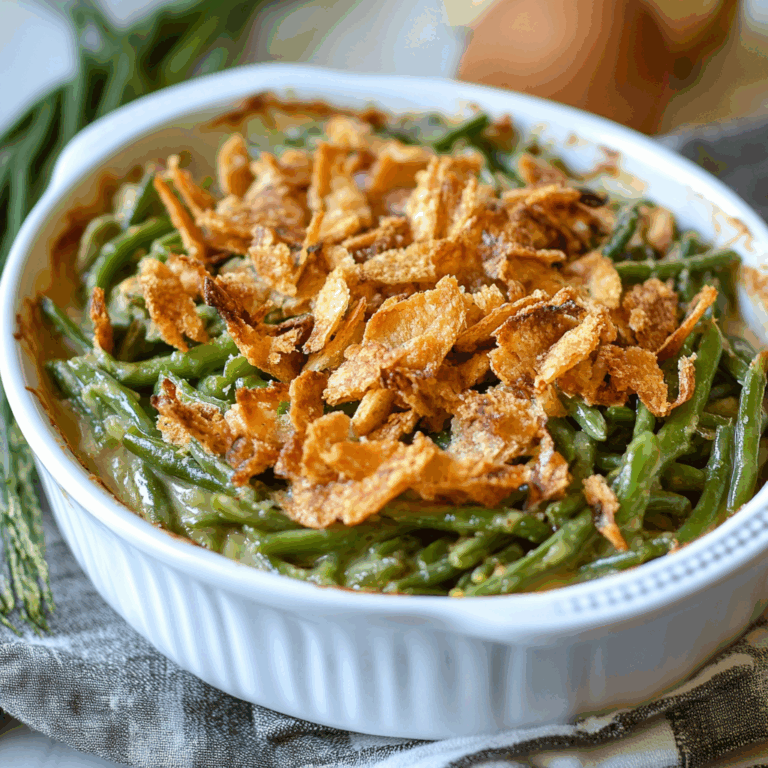 Homemade Green Bean Casserole