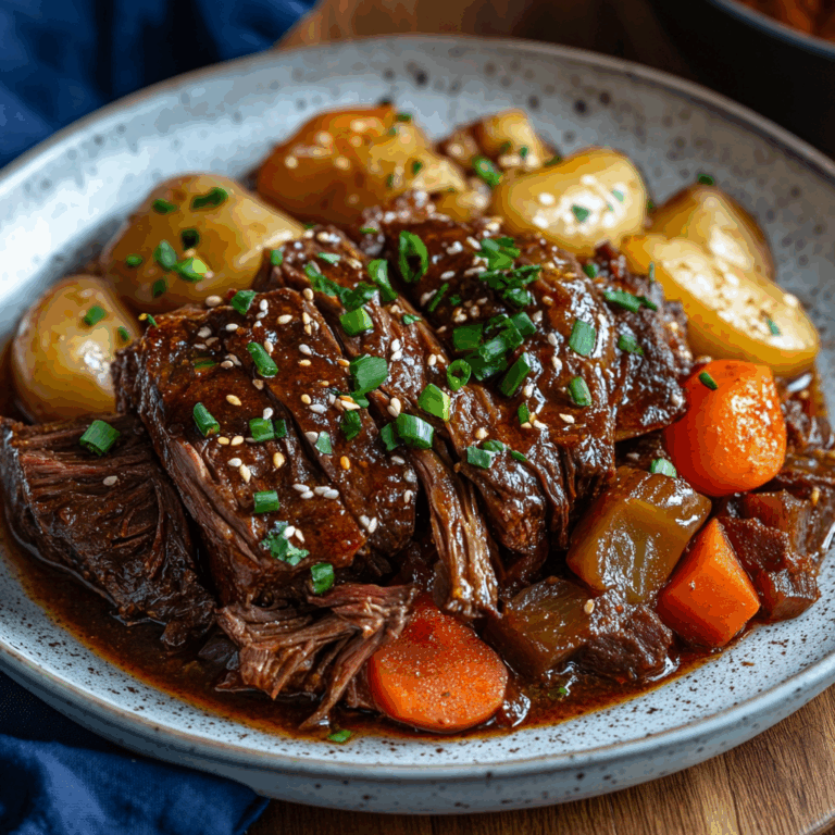 Korean Style Pot Roast Recipe