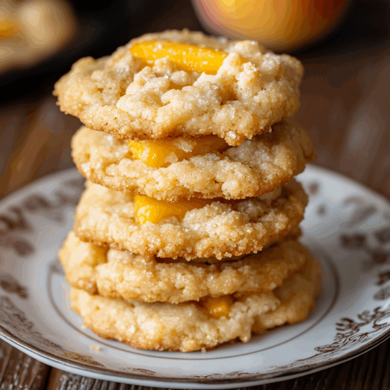 Peach Cobbler Cookies