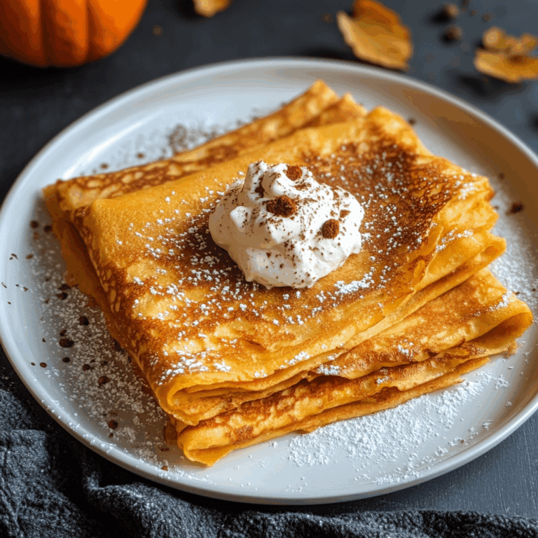 Pumpkin Crepes