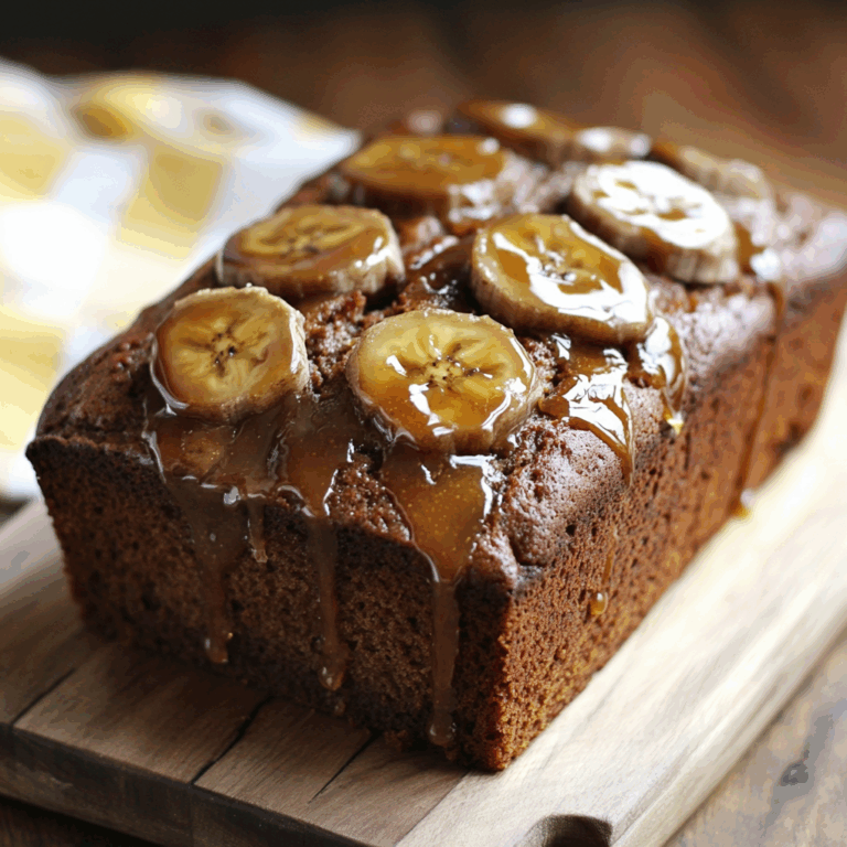 Salted Caramel Banana Bread