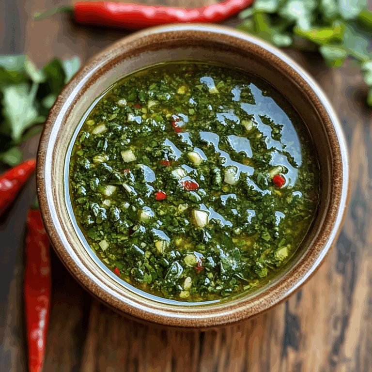 Zhoug (Spicy Cilantro Sauce)