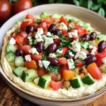 7 Layer Greek Hummus Dip