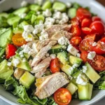Avocado & Chicken Chopped Salad