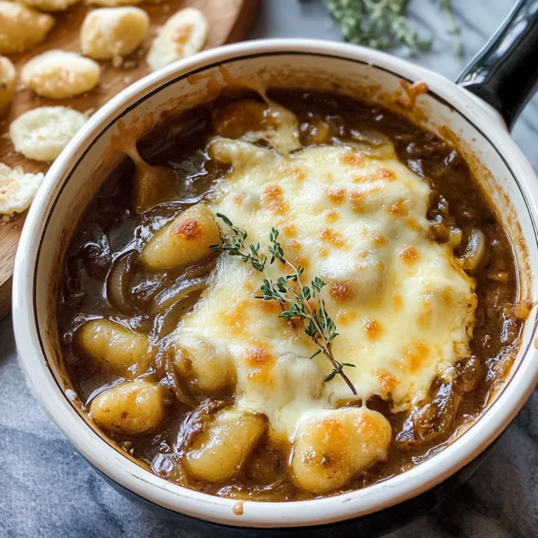 Baked French Onion Gnocchi