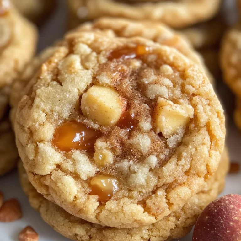 Caramel Apple Cider Cookies
