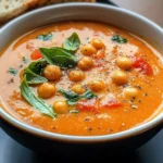 Chickpea Tomato Soup