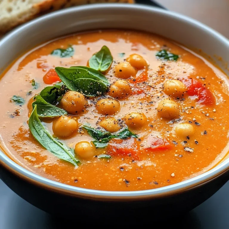 Chickpea Tomato Soup