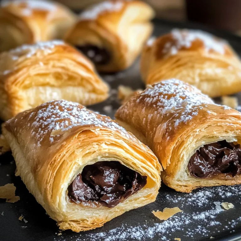 Chocolate Puff Pastries