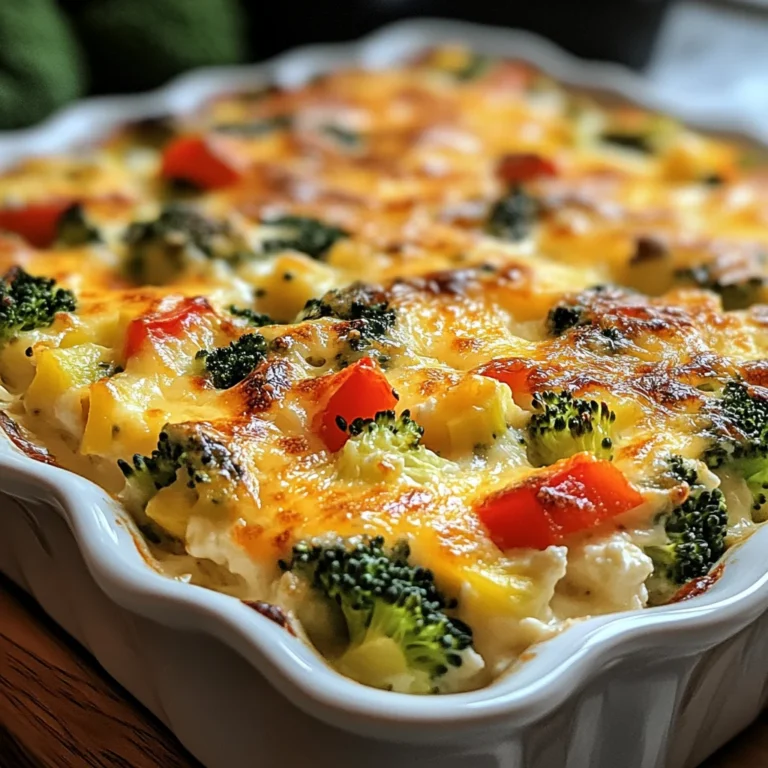 Cottage Cheese and Veggies Bake
