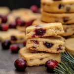 Cranberry Shortbread Cookies