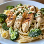 Creamy Chicken Alfredo with Broccoli