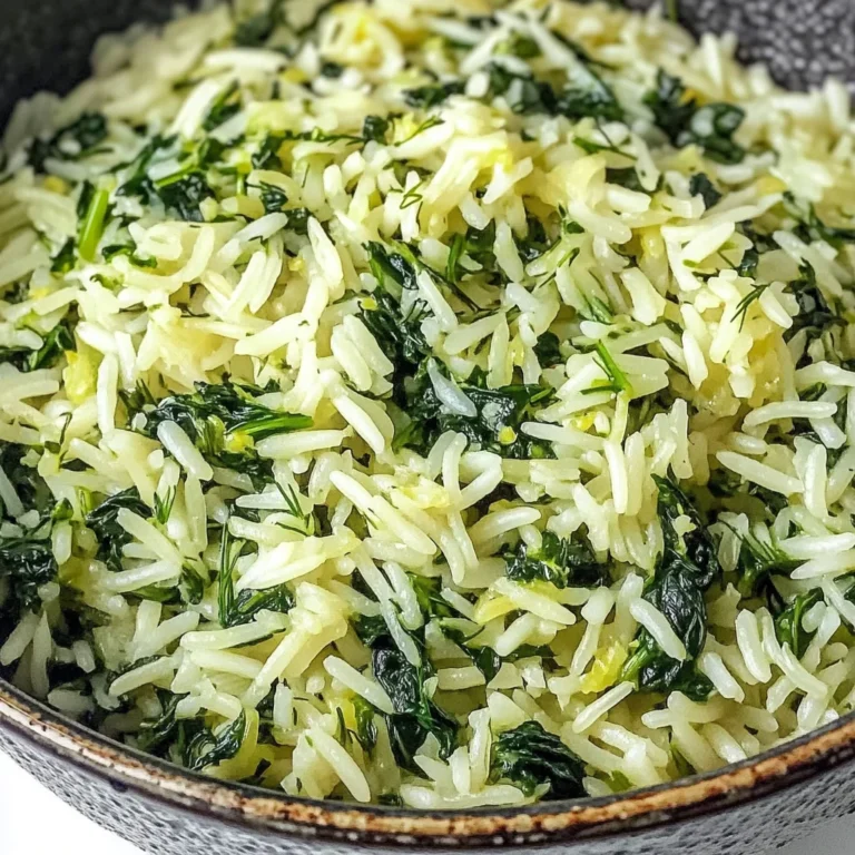 Easy Spinach Rice Recipe (Spanakorizo)