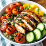 Grilled Chicken Quinoa Bowls
