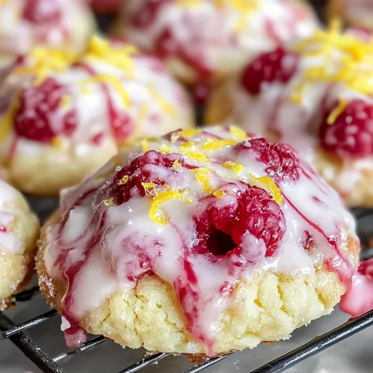 Lemon Raspberry Cookies