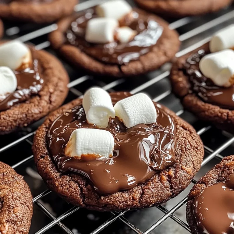 Marshmallow Hot Cocoa Surprise Cookies Recipe