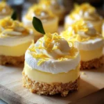 Mini Lemon Cheesecakes