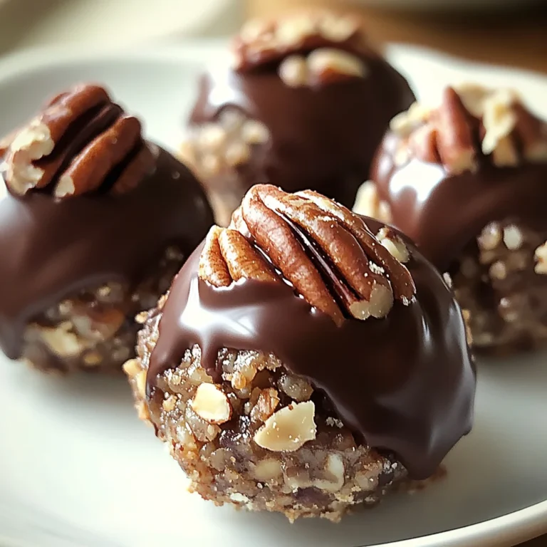 No Bake Pecan Pie Balls