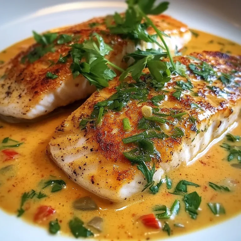 Red Snapper with Creamy Creole Sauce