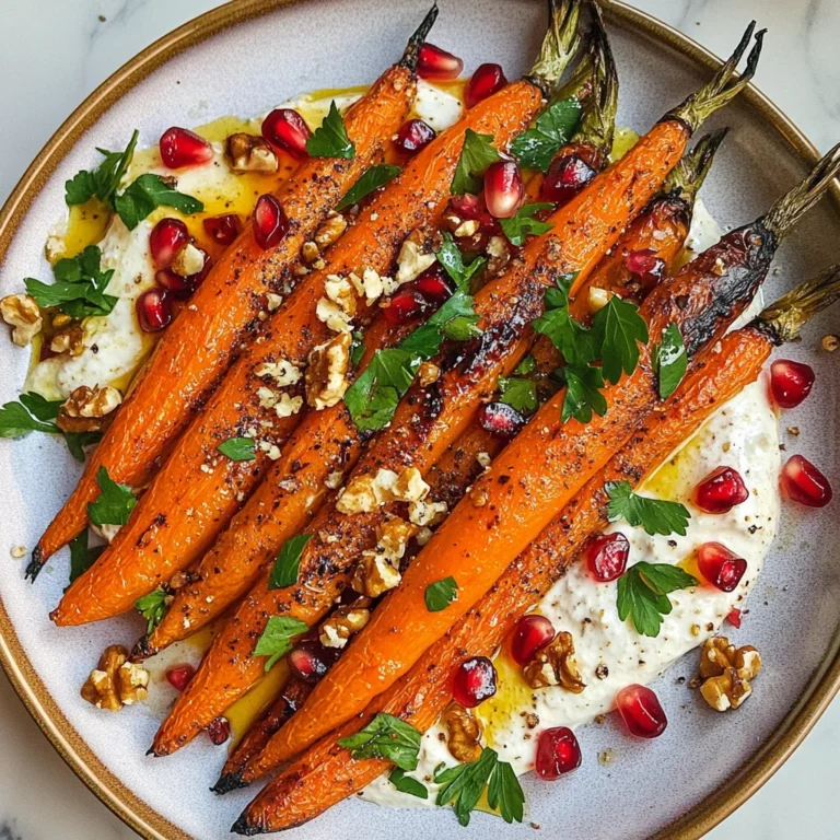 Roasted Carrots with Vegan Ricotta