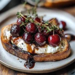 Roasted Cherry & Burrata Dream Toast