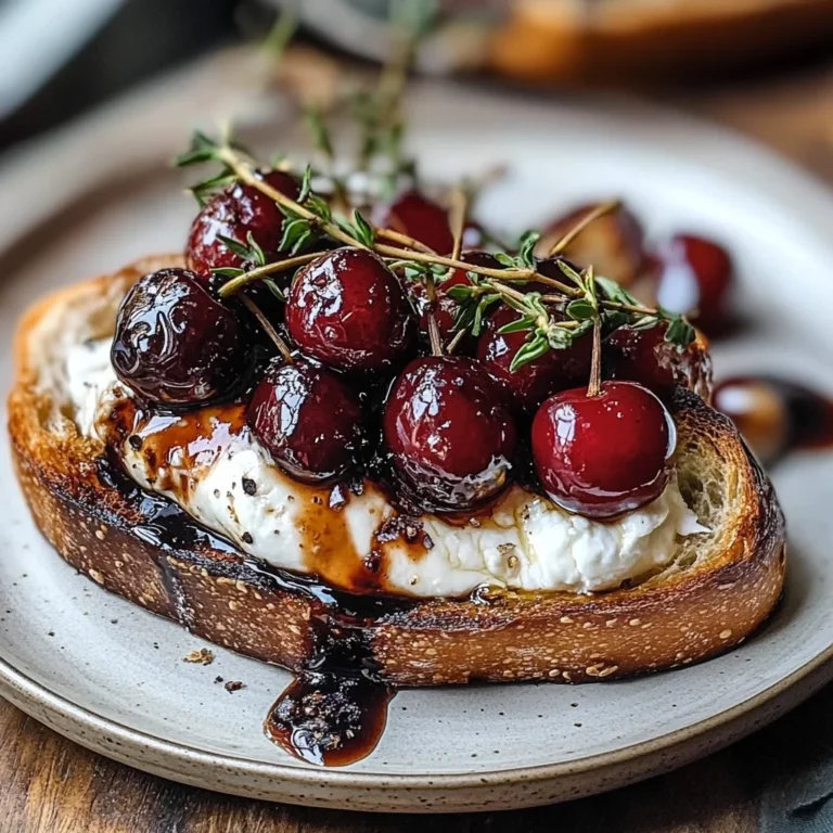 Roasted Cherry & Burrata Dream Toast