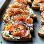 Smoked Salmon Crostini