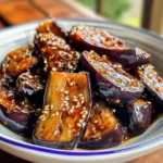 Sticky Garlic Eggplant