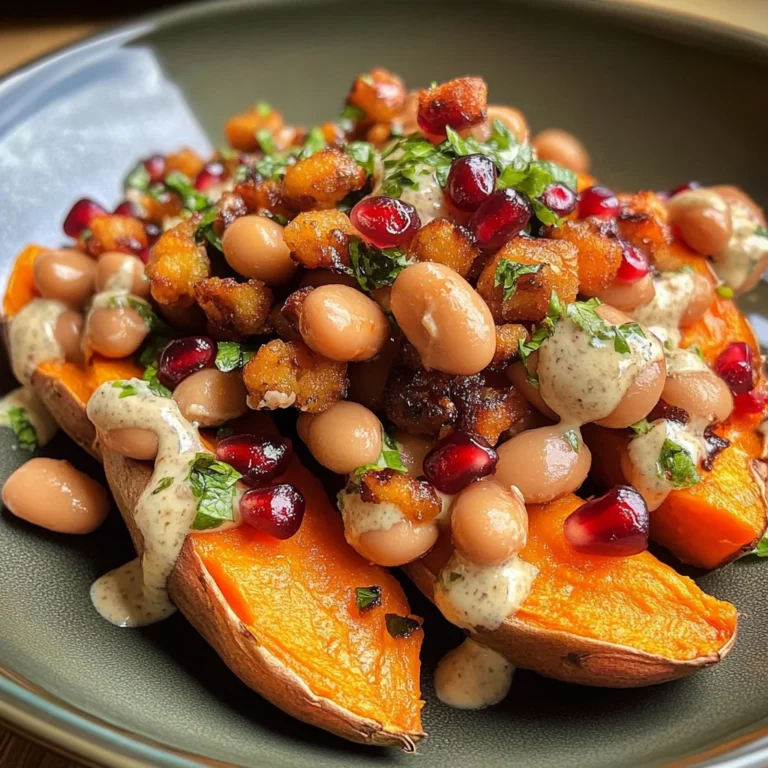 Sweet Potato with Butter Beans Crunch