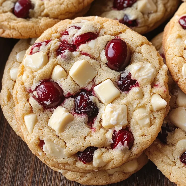 White Chocolate Cranberry Cookies