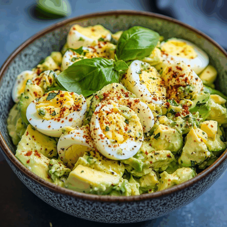 Creamy Avocado & Egg Salad