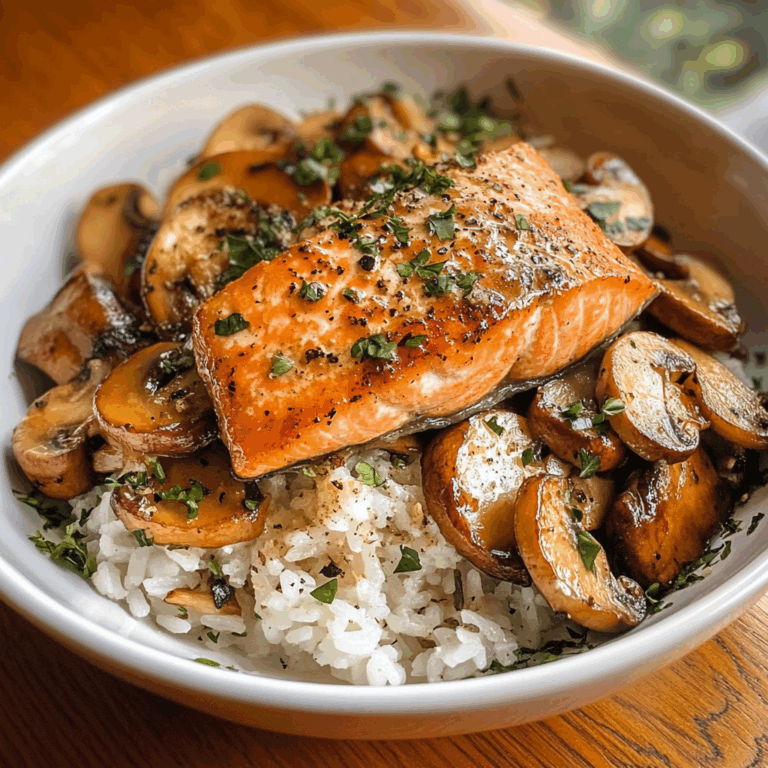 Salmon & Mushroom Power Plate