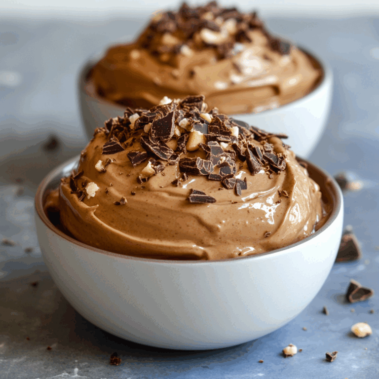 Vegan Peanut Butter Mousse (with a Chocolate Ganache!)